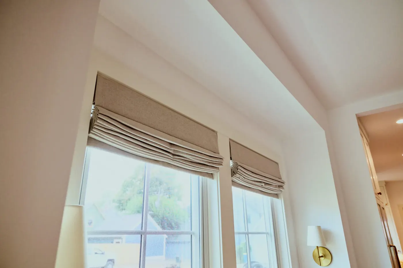 Custom shades measured and installed in Lebanon